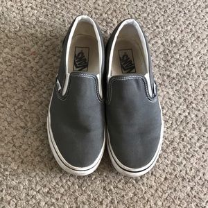 Women’s Grey Slip on Vans